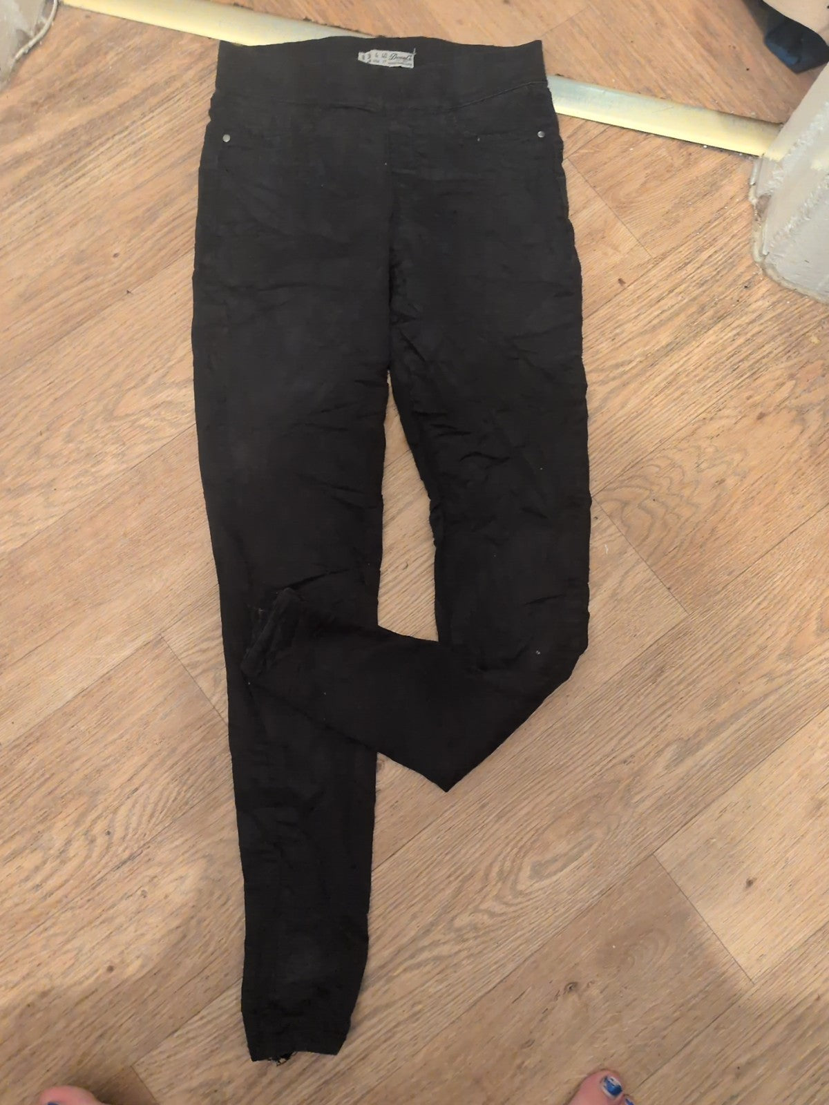 Denim+Co 8 Black Legging Stretch