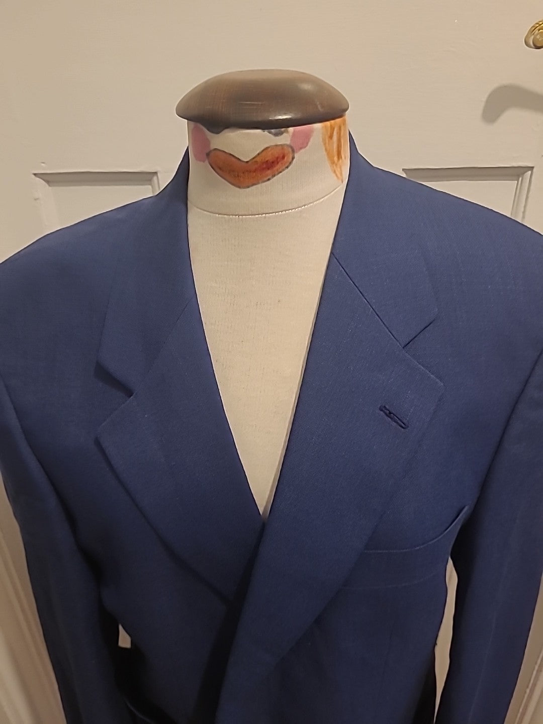Mens Cruise Size 40S Navy Lined Padded Blazer Jacket