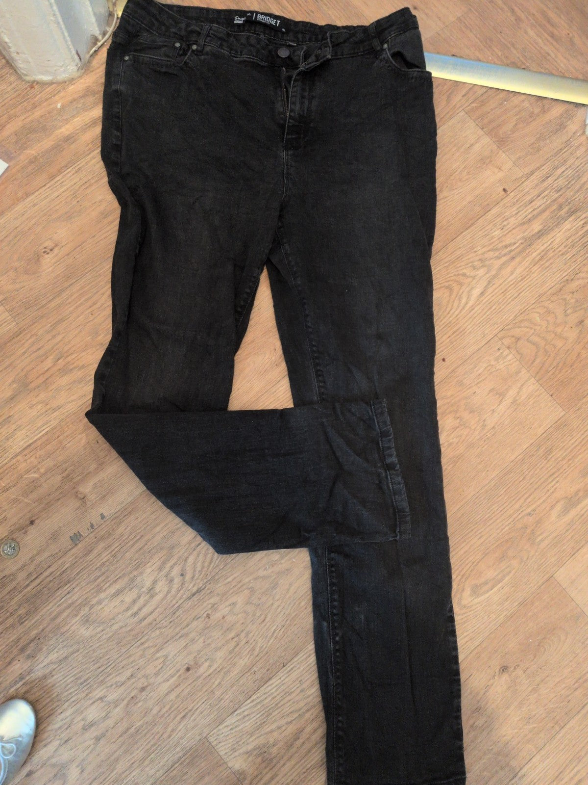 Simply be 18L Black "Bridget" Straight Leg Jeans