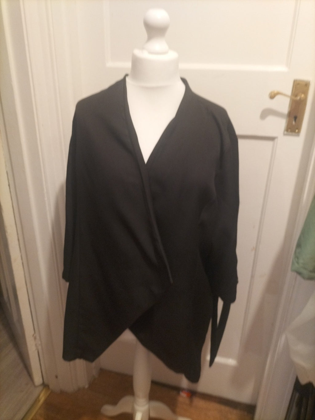 Ladies Shein Size 3XL Black Long Sleeved Cardigan/Blouse