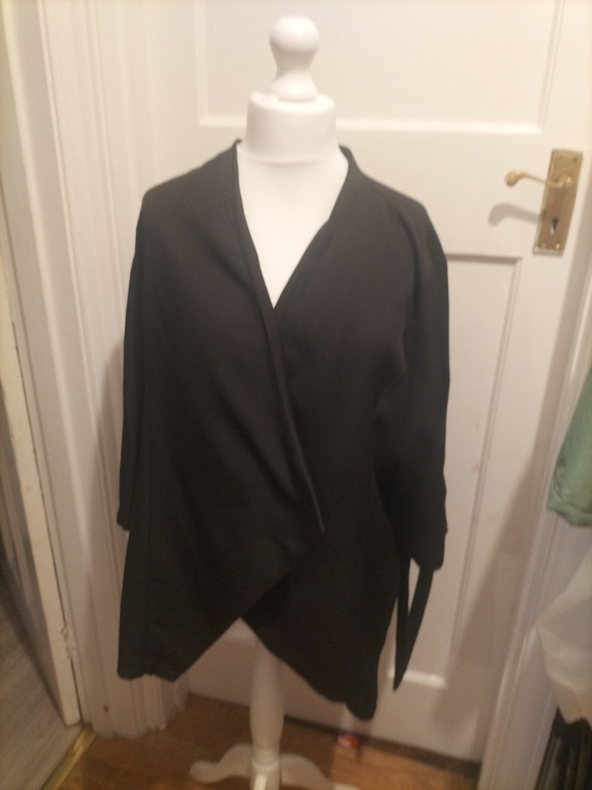 Ladies Shein Size 3XL Black Long Sleeved Cardigan/Blouse