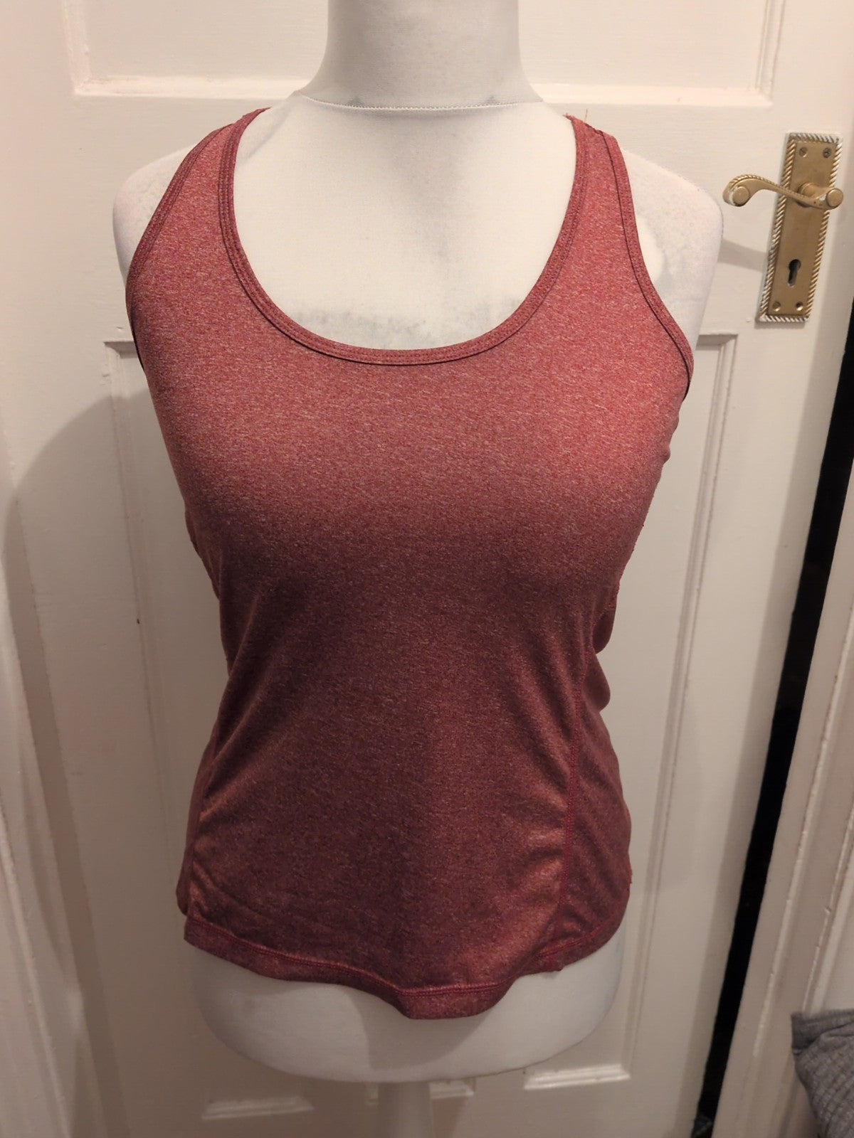 Izyzone Medium Red Fleck Racer Style Vest Top