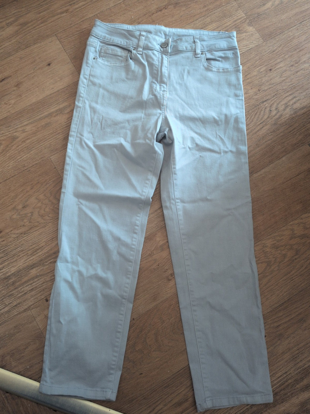 Next 10 Grey Parallel Crop Jeans