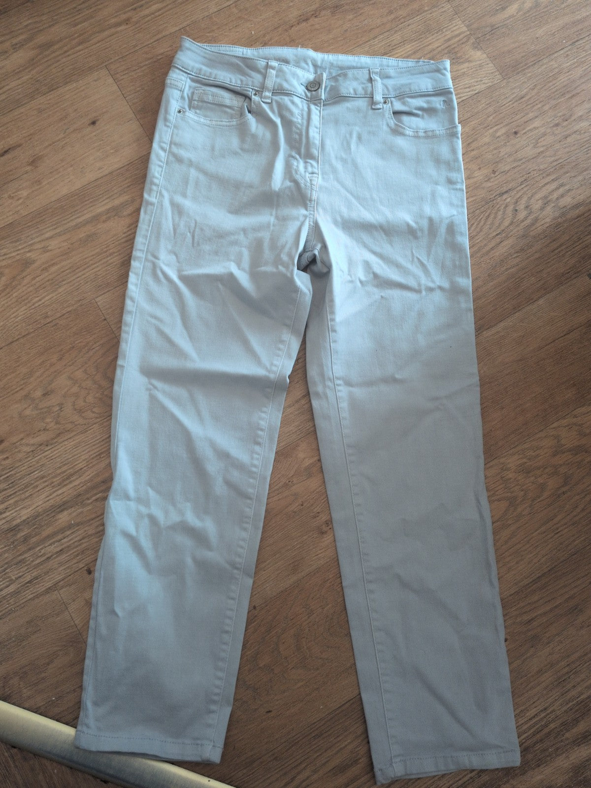 Next 10 Grey Parallel Crop Jeans