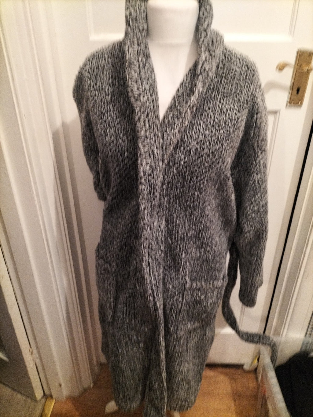 Mens George Size M Grey Dressing Gown