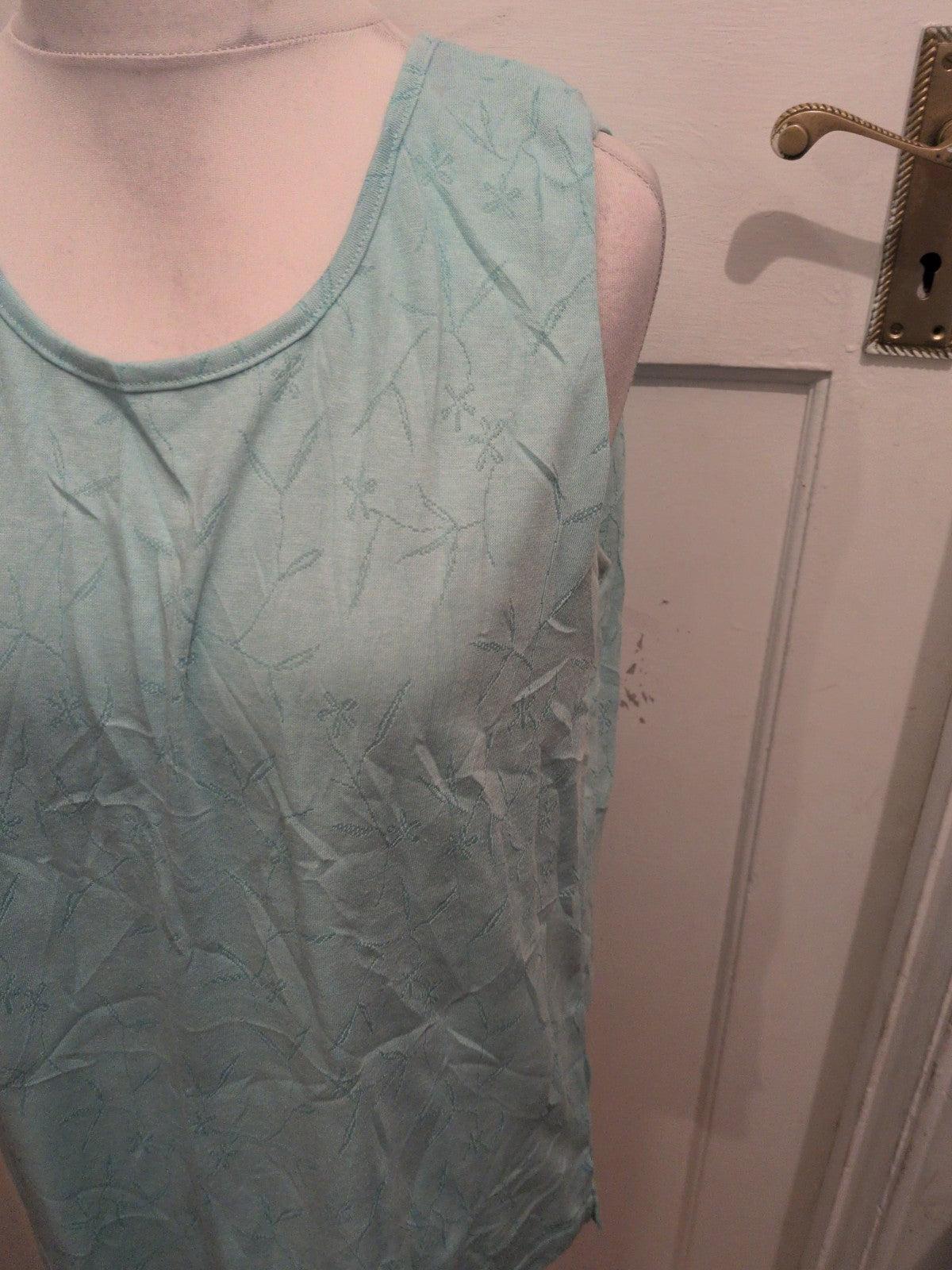 Janique M/L Turquoise Sleeveless T-shirt