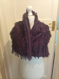 Ladies Burberry Purple Scarf