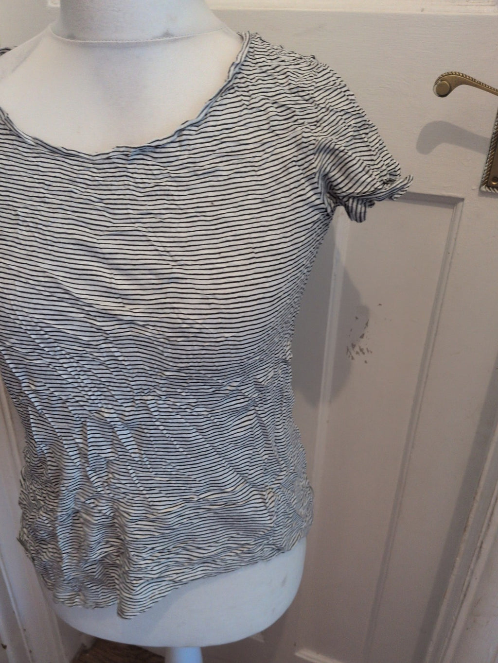 H&M Basic Small Stripe T-shirt Short Sleeve