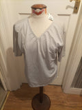 Brand New Mens Unique&Pure Size Large Grey Short Sleeved Tshirt