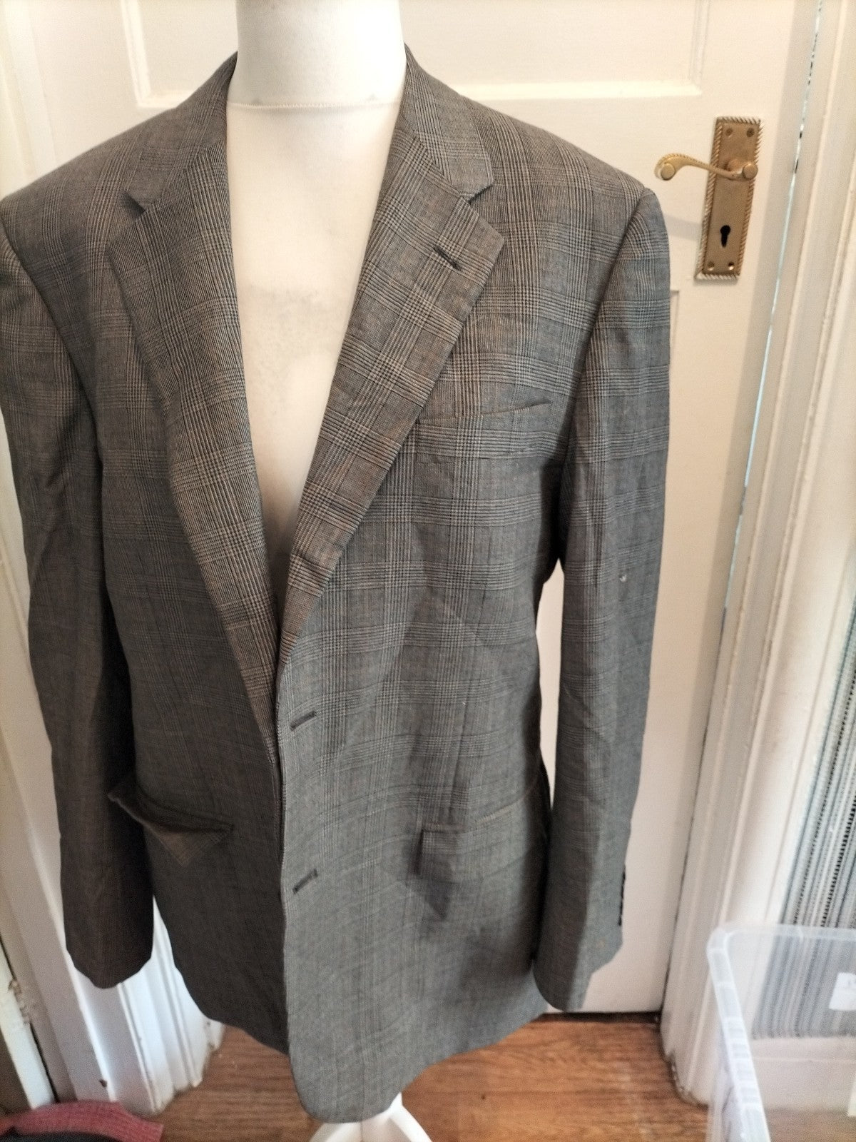 Collezione Marks And Spencer 44 Charcoal Mix Suit Jacket