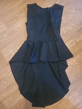 Ladies Style Size S/M Black Sleeveless Top With Flare