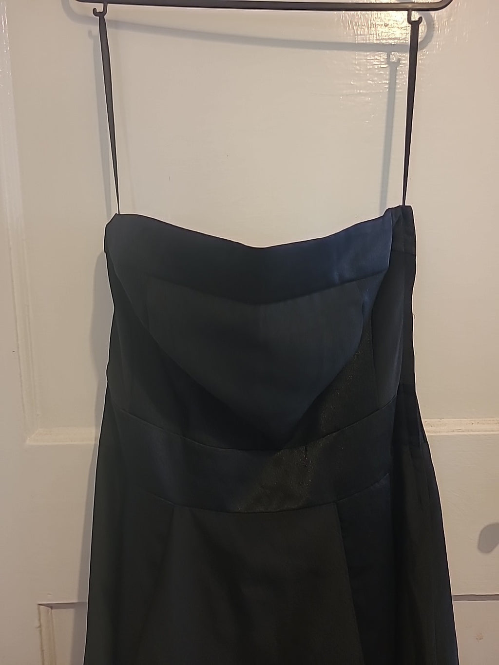 Ladies New Look Size 12T Black Strapless Sleeveless Dress