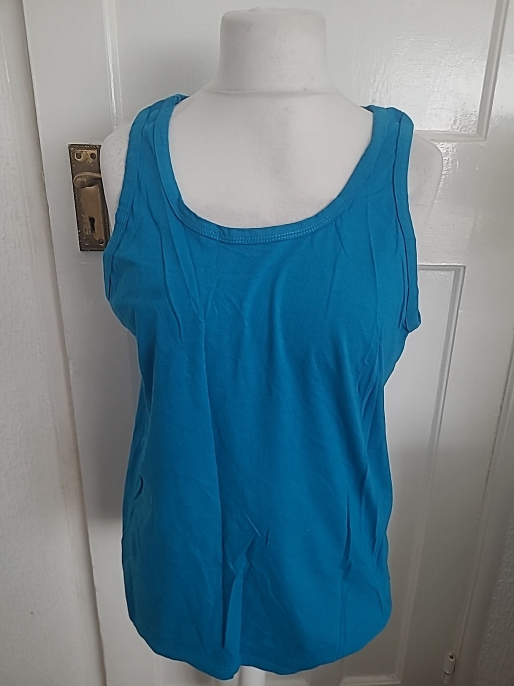 Mens Gaffer Size XL Blue Sleeveless Vest Top