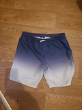 Boys Primark Size 13-14 Years Grey White Shorts