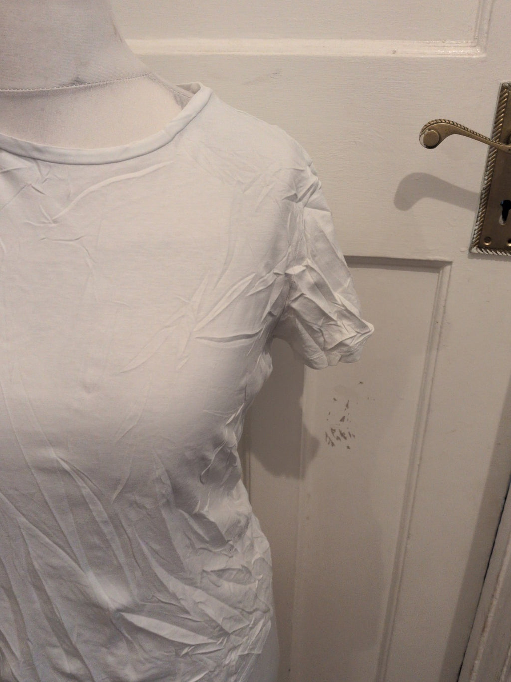 George 10 Crew Neck White T-shirt Short Sleeve