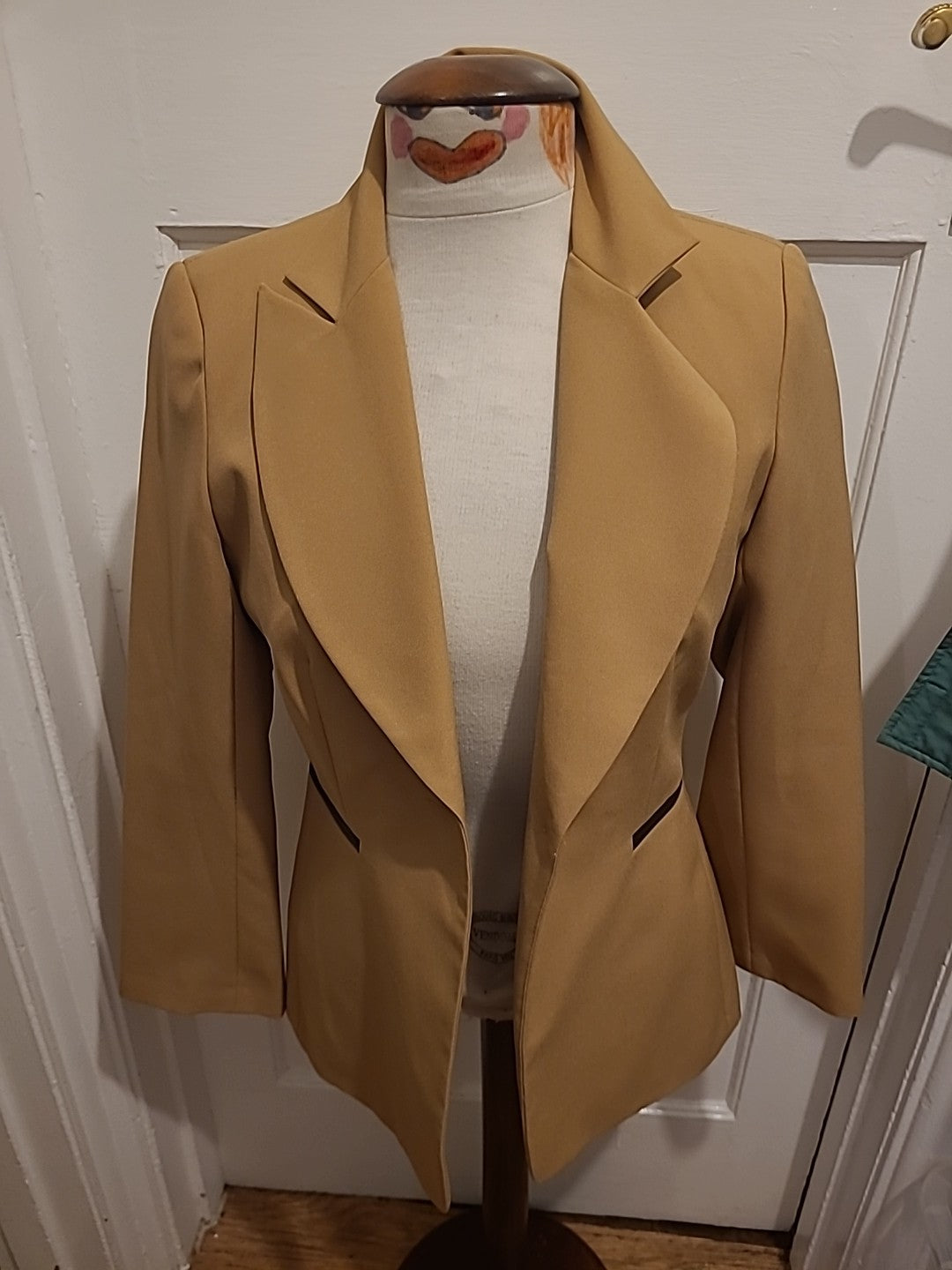 Ladies Kit Size M/L Brown Lined Padded Jacket
