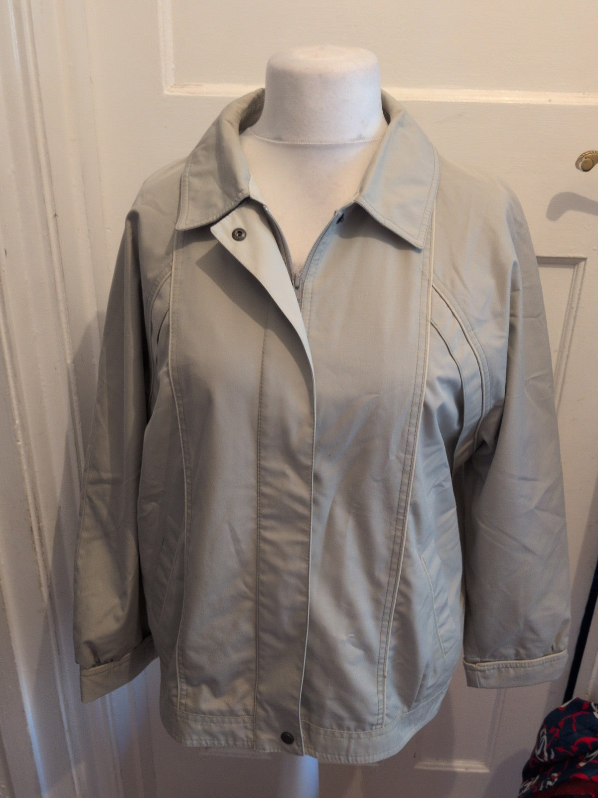Ladies Dannimac Medium Grey Full Zip Jacket