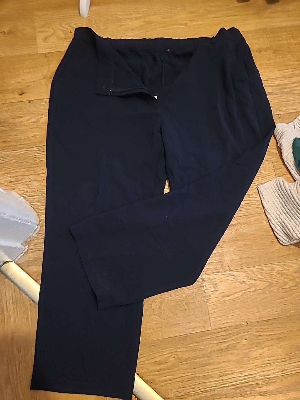 Ladies Size 3XL Dark Navy Elasticated Trousers