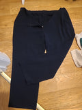 Ladies Size 3XL Dark Navy Elasticated Trousers