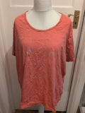 Shapely Figures Pink 28/30 Pink Short Sleeve T-shirt