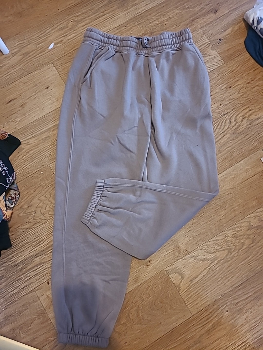 Ladies Primark Size Small Brown Elasticated Joggers