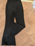 Shein Petite 2XS Black Flared Legging