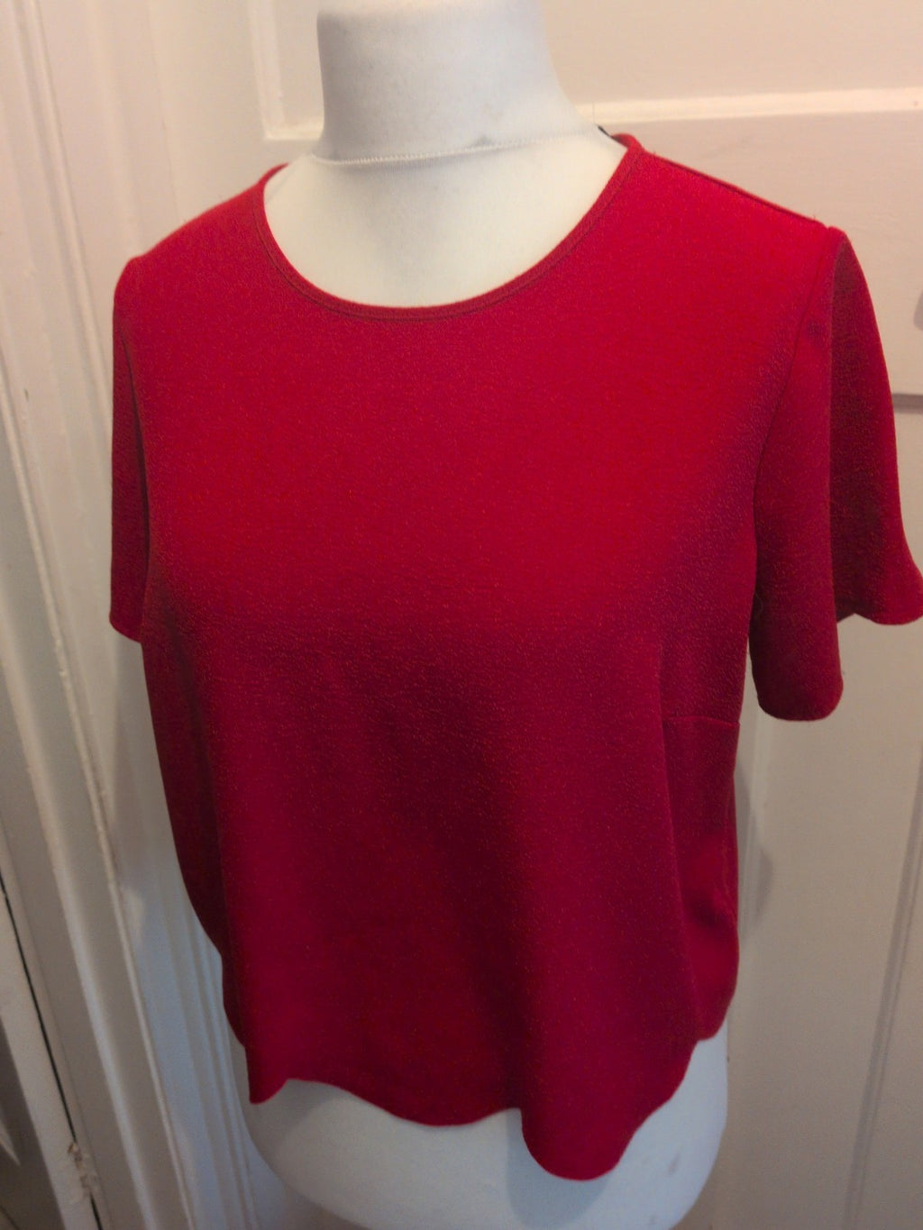 George 18 Red Short Sleeve Blouse