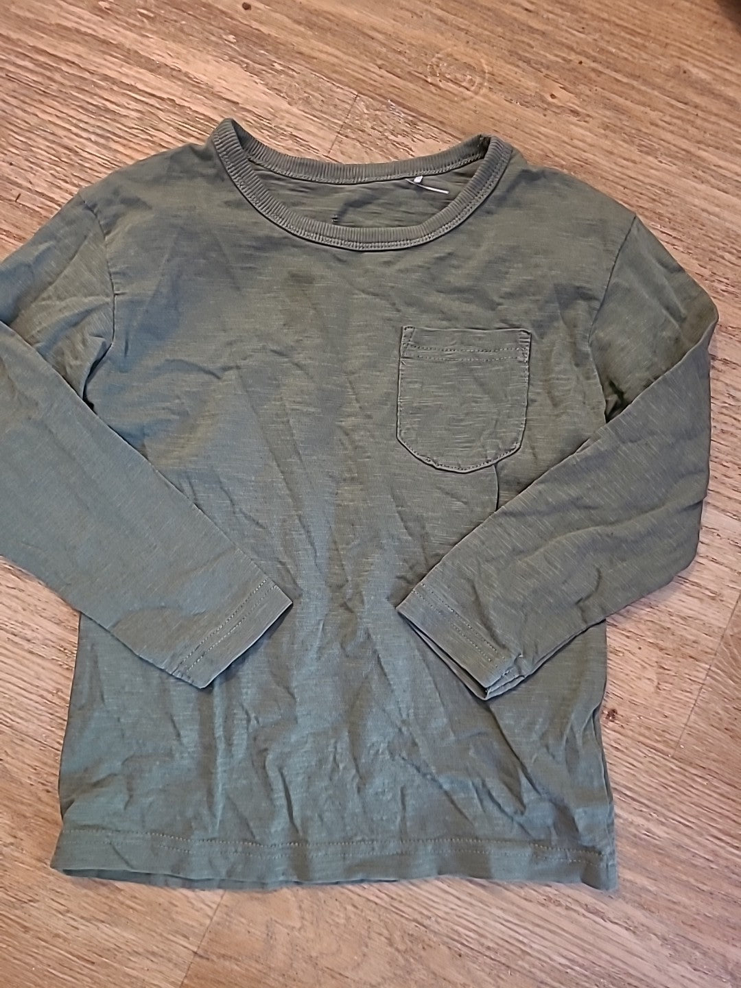 Boys George 4-5 Years Khaki Long Sleeved Tshirt
