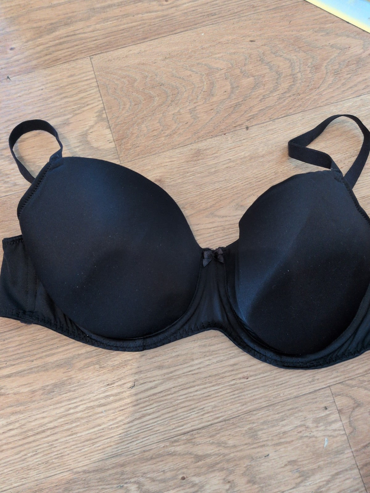 George 40D Black Padded And Wired Bra