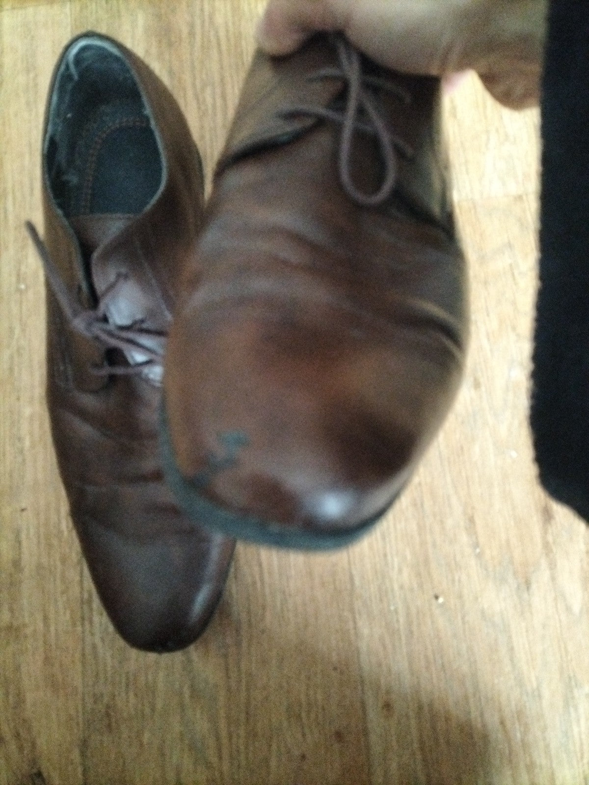 Mens Burton Size UK 8 Brown Smart Shoes