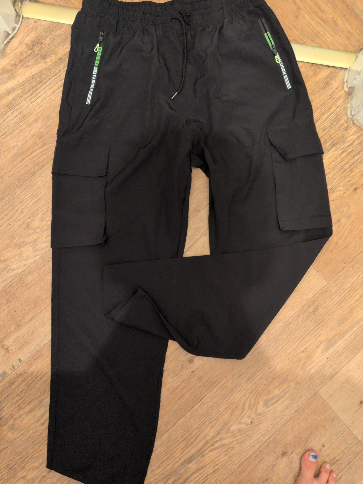 Brand New XL Navy Track Pants Sport Cargo