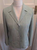 Gold 12 Pale Aqua Blazer Marks On Lining