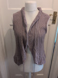 Next 16 Mink Knit Sleeveless Cardigan