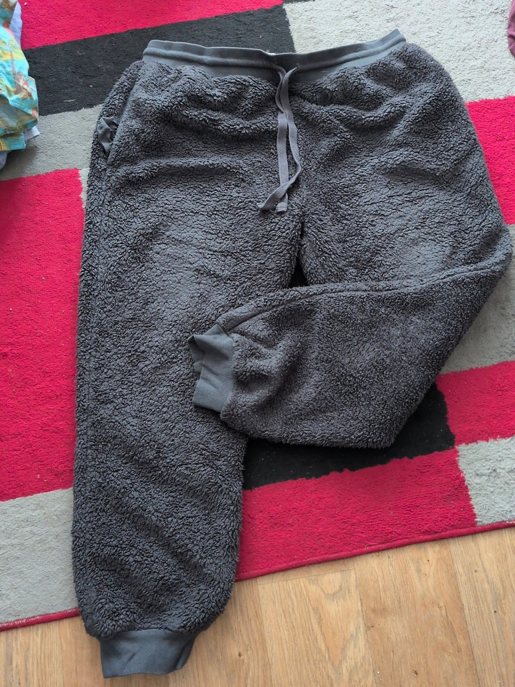 Next XL Grey Fluffy Elasticated Lounge Trousers Pyjama