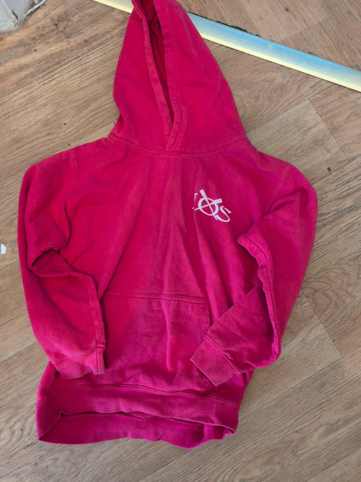 Girls Medium Pink Pullover Hoodie