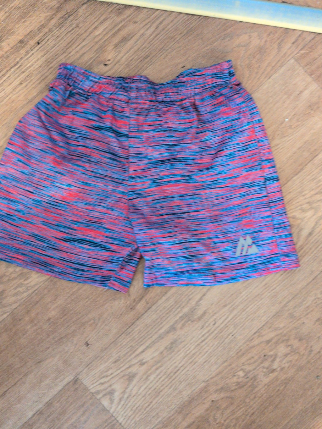 152cm Purple Red Flecked Elasticated Shorts