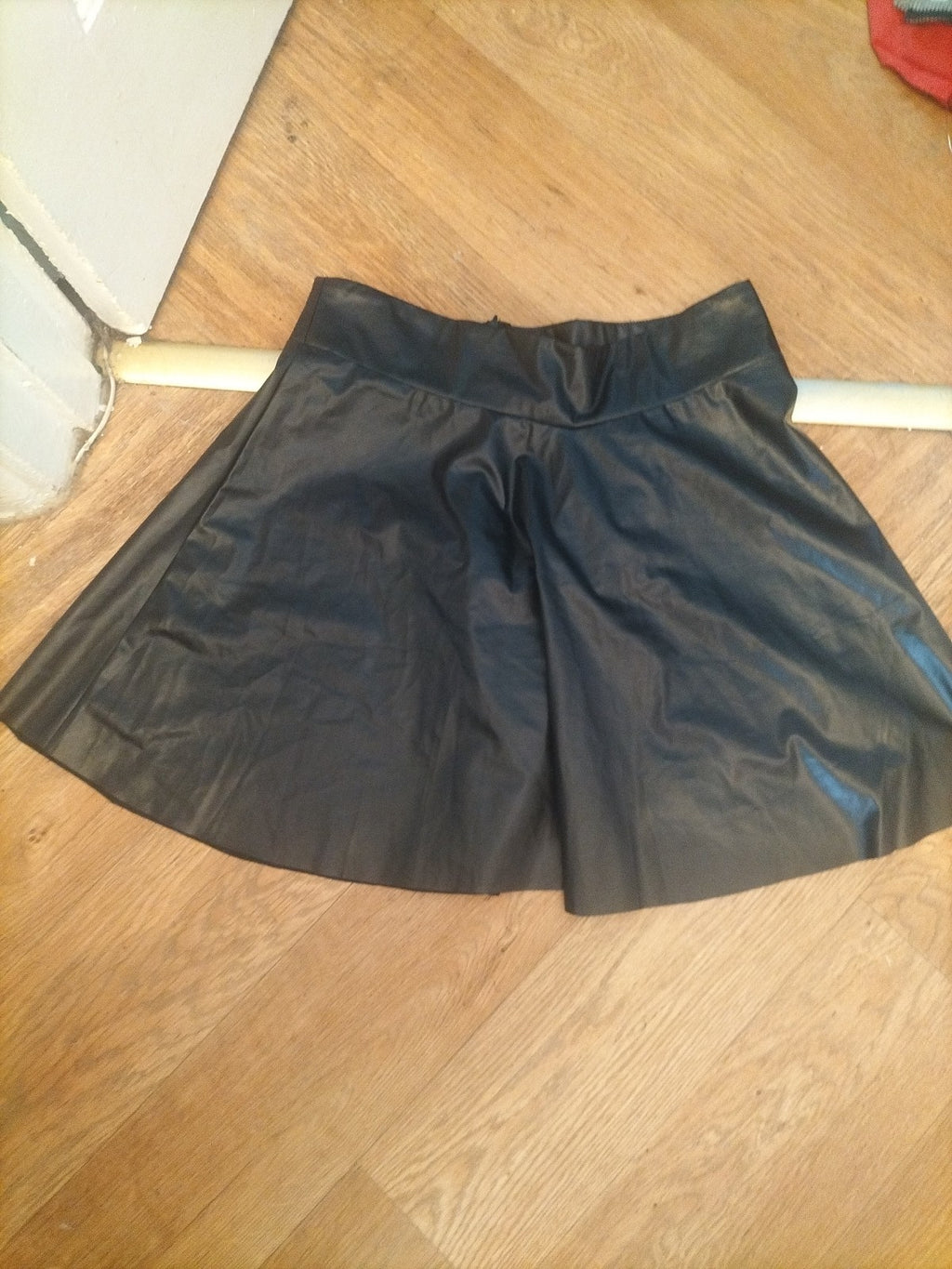 Shein XL Pleather Knee Length Skirt