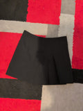 Ladies Dorothy Perkins Size 10 Black Pleat Short Skirt