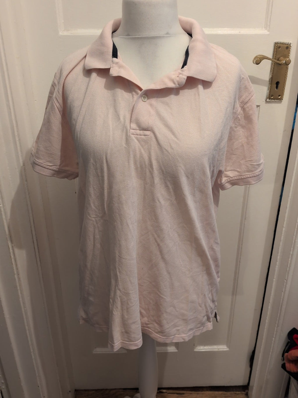 Gap Large Pale Pink Short Sleeve Polo