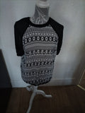 Ladies Primark Size 16 Long Sleeved Black Blouse