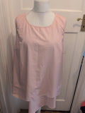 Shein Curve 4xl Pink Sleeveless Blouse
