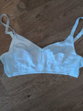 Bonmarche 40D White Boned No Pad No Wire Bra