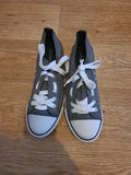 Mens Urban Size Uk 8 Grey Lace Up Pumps