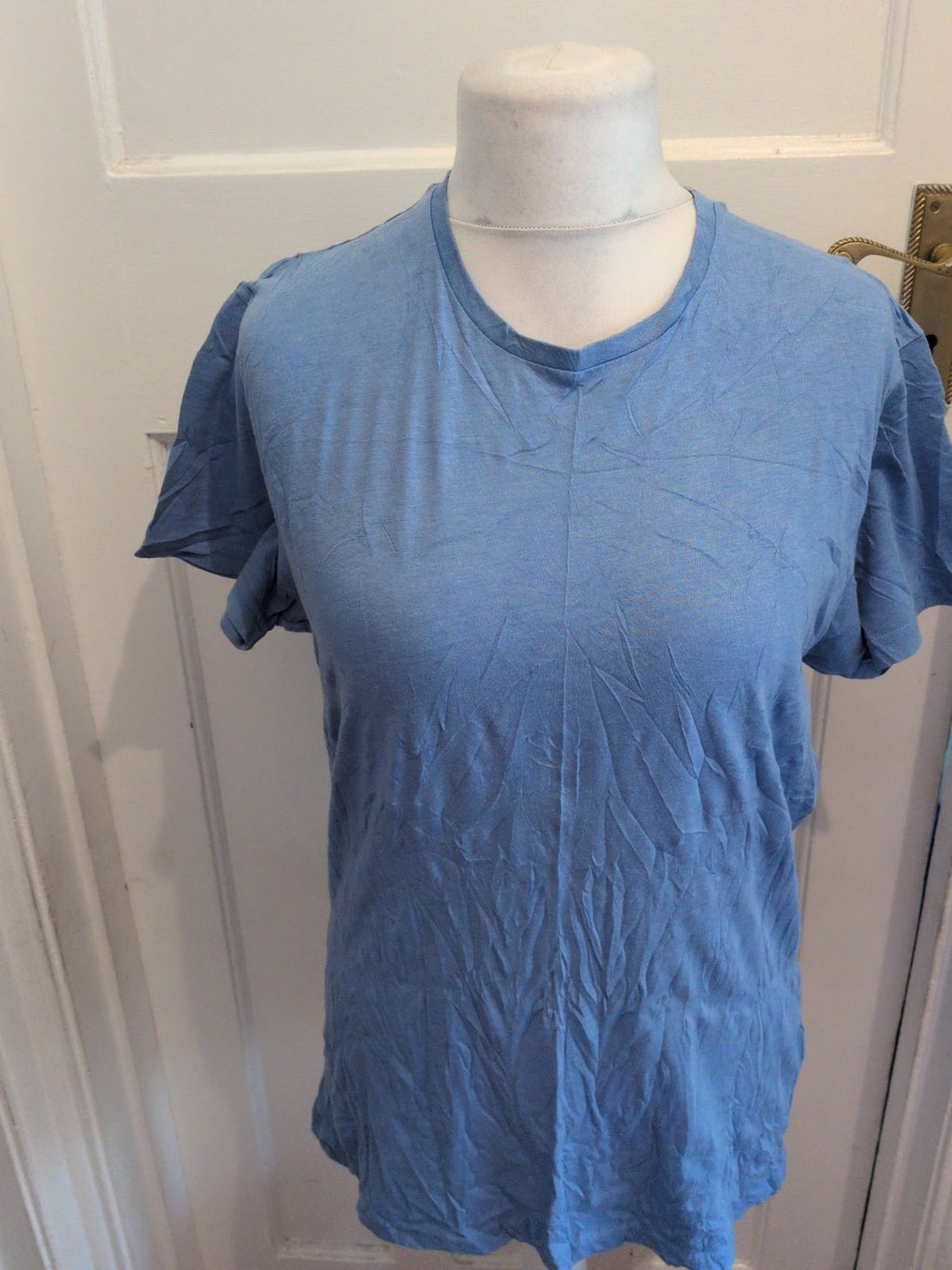 Primark L Slim Fit Ladies Blue T-shirt
