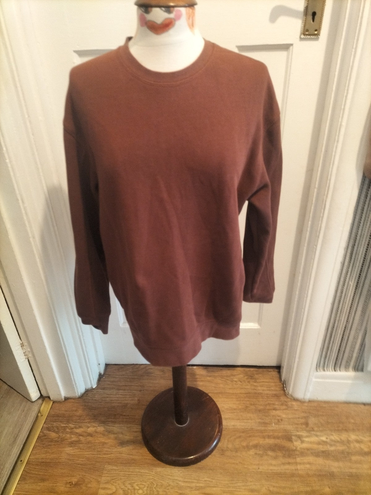 Ladies Topshop Size Small Brown Pullover Sweatshirt