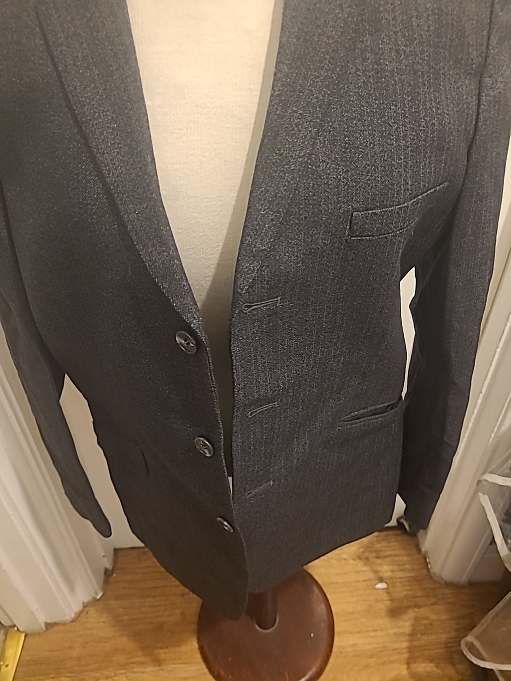 Mens Burton Size XL Tailored Navy Lined Blazer