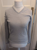 Mens French Connection Size Small Blue V Neck Jumper