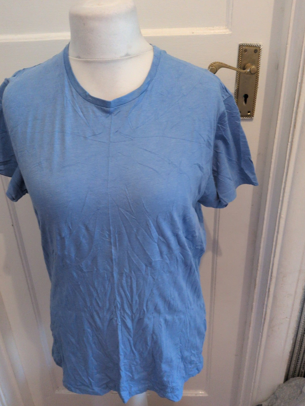 Primark L Slim Fit Ladies Blue T-shirt