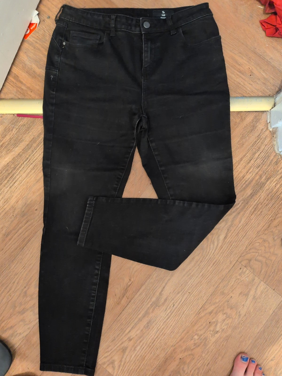 14short Skinny Black Jeans Tu