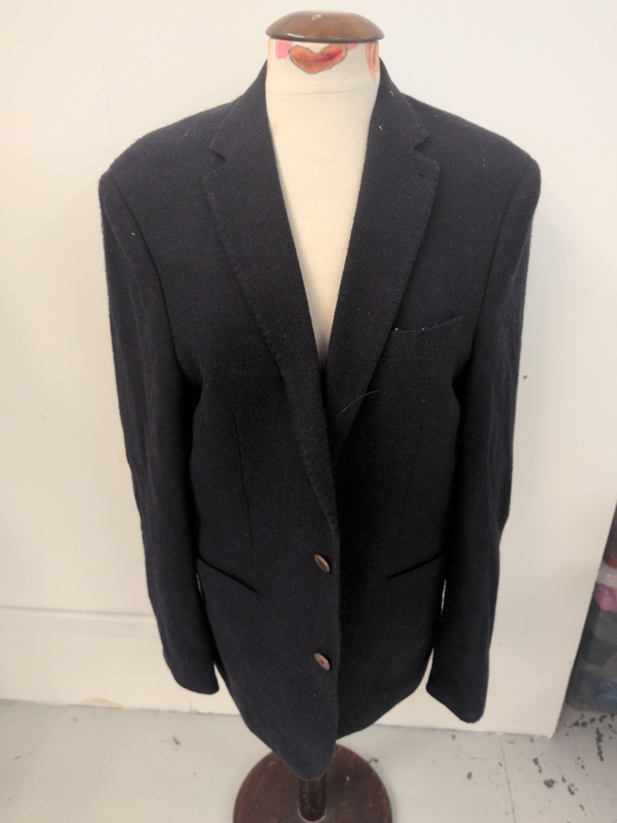 Next 42 Long Navy Lined Suit Jacket